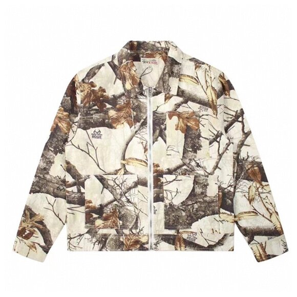 Stussy Cream And Black Jacket - Picture 1 of 9